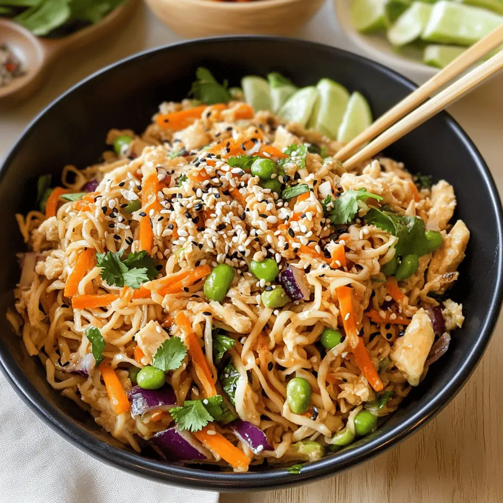 This Asian Ramen Salad is bursting with fresh flavors and crunchy textures! Packed with colorful veggies, tender ramen noodles, and a tangy dressing, it's perfect for lunch or as a side dish at your next gathering. Save this recipe to impress your friends and family with a delightful and refreshing dish they won’t forget!