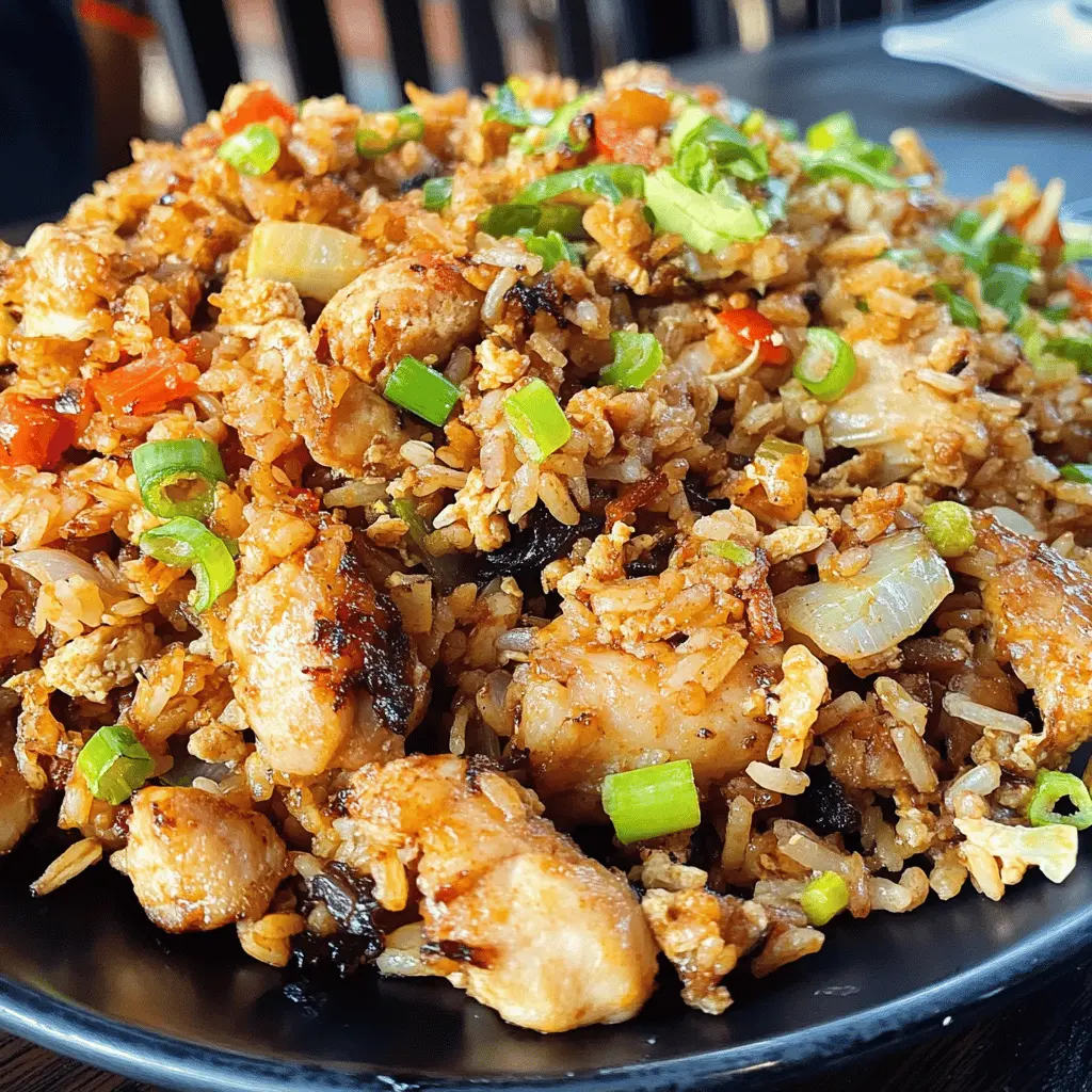 This Blackstone Bang Bang Chicken Fried Rice is a delicious twist on a classic dish! Featuring tender chicken tossed in a creamy bang bang sauce, vibrant veggies, and fluffy rice, this recipe is perfect for easy weeknight dinners or meal prep. Save this pin to impress your family or friends at your next gathering! Enjoy the bold flavors in every satisfying bite!