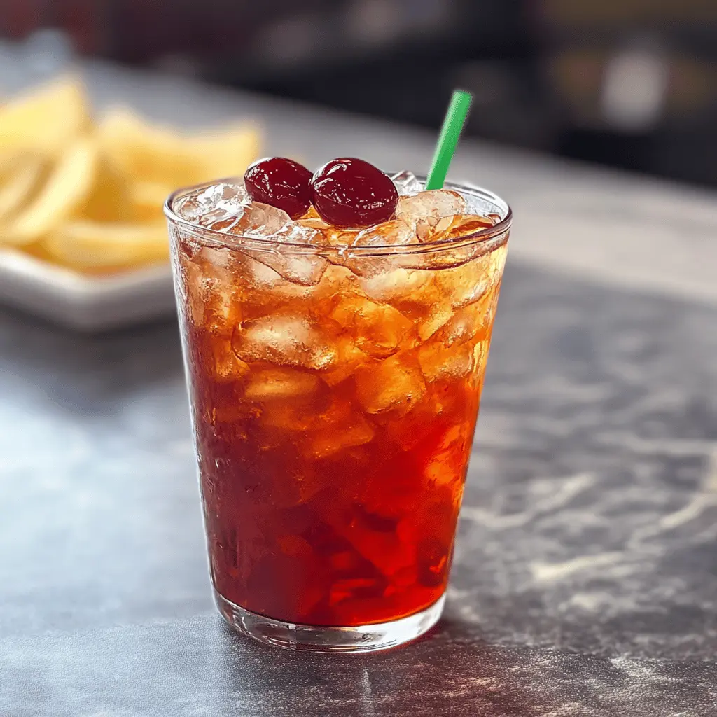 Easy Refreshing Cherry Iced Tea Recipe