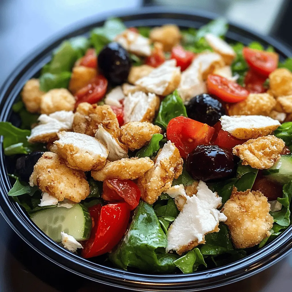 Enjoy a fresh take on Chick-fil-A's Market Salad at home! This copycat recipe features crisp greens, juicy chicken, and a delightful blend of fruits and nuts that brings the perfect crunch. Ideal for a healthy lunch or dinner, save this recipe for your next meal prep or a light summer gathering!