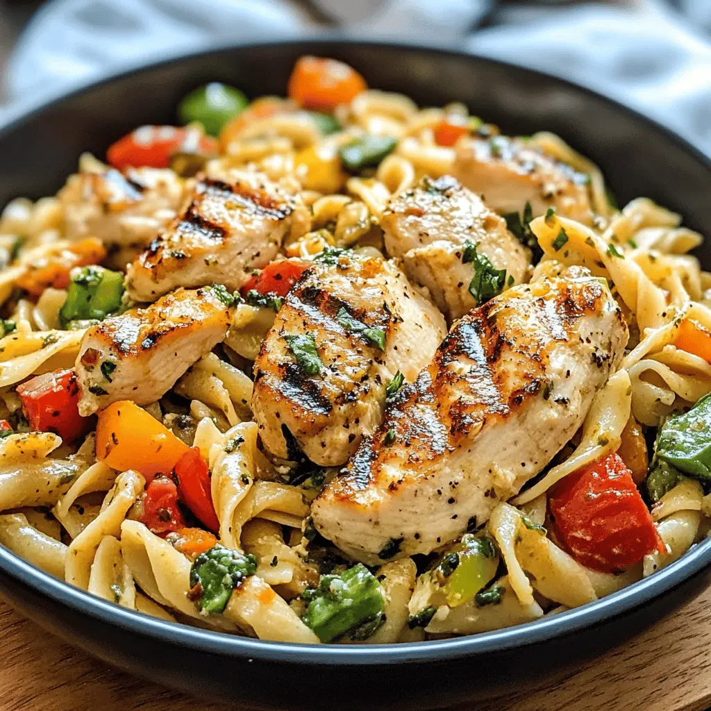 Enjoy a colorful twist on classic pasta with this Chicken Pasta Primavera! Packed with fresh vegetables and tender chicken, it's a delightful meal that bursts with flavor. Perfect for weeknight dinners or meal prep, this recipe is sure to impress your family and friends. Don't forget to save this pin for your next cooking adventure!