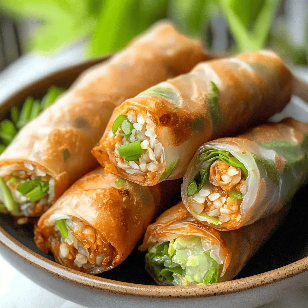 Crispy Air Fryer Spring Rolls are a delicious and healthier twist on a classic favorite! Loaded with fresh vegetables and wrapped in light, crispy shells, these spring rolls are perfect for any snack or appetizer. Serve them with your favorite dipping sauce at parties or family gatherings. Don't forget to save this recipe for your next get-together!