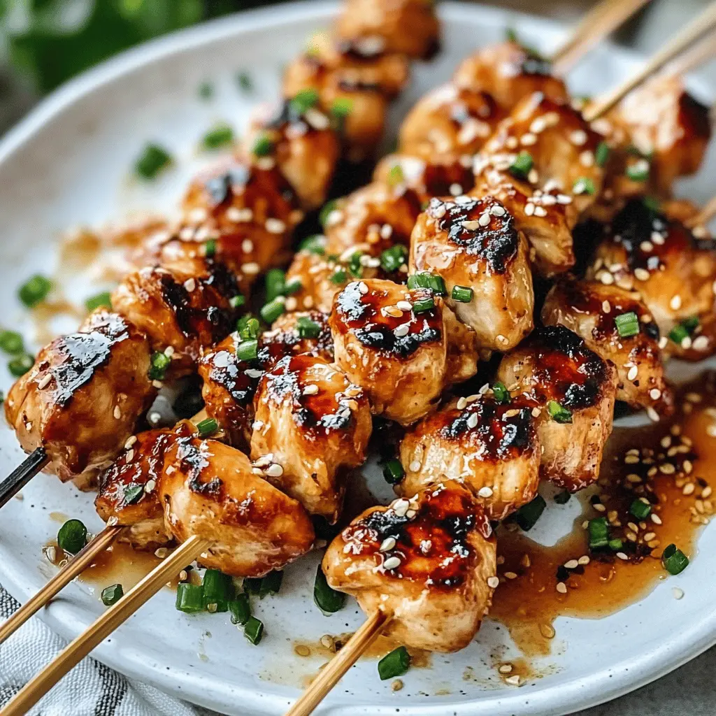 These Honey Garlic Chicken Skewers are a family favorite, perfect for BBQs or quick weeknight dinners. With tender chicken marinated in a sweet and savory honey garlic sauce, they are easy to make and packed with flavor! Save this recipe for your next gathering or to whip up a delicious meal at home. Enjoy juicy bites that everyone will love!