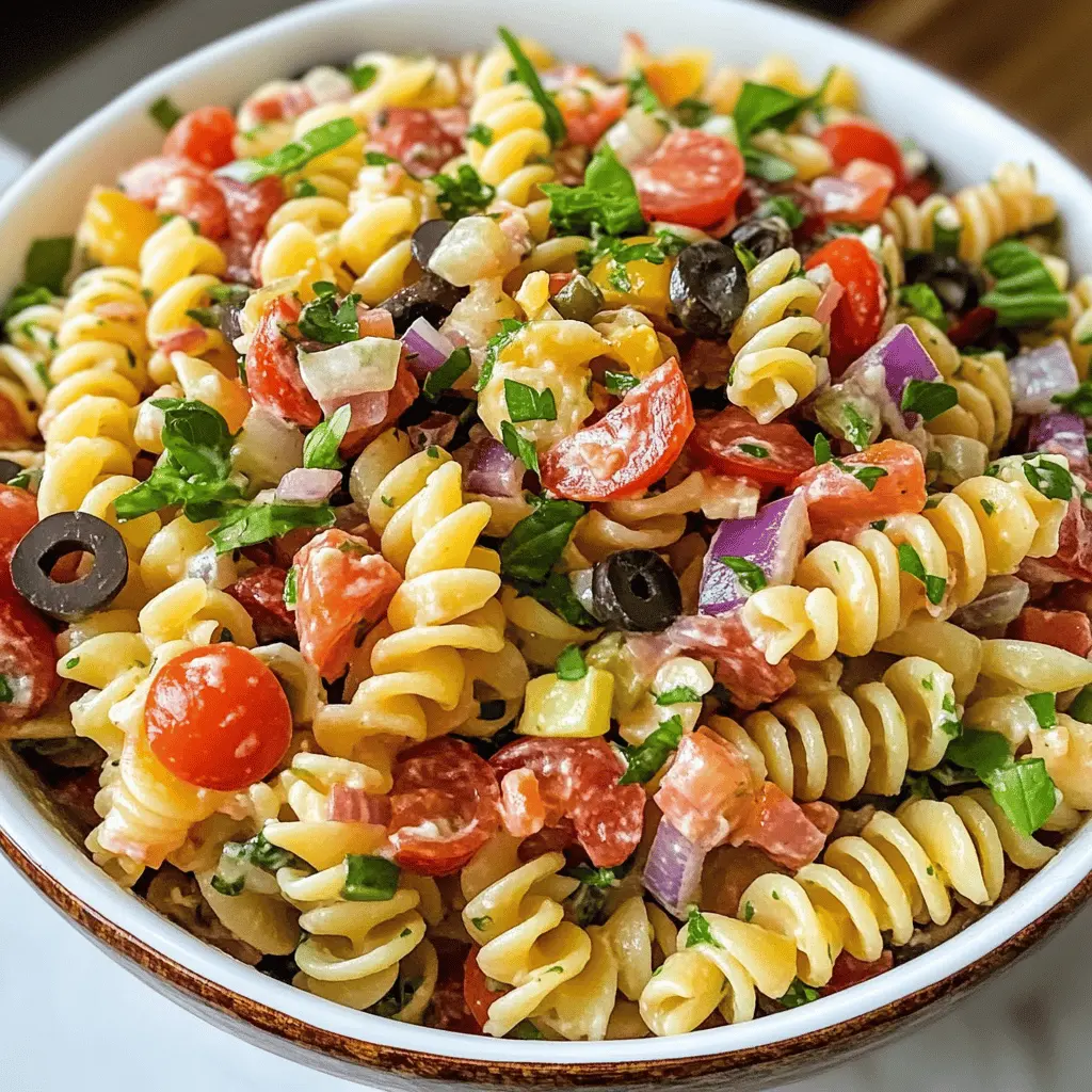 Looking for a refreshing dish that brings the taste of Italy to your table? This Italian Pasta Salad is packed with colorful veggies, flavorful herbs, and a zesty dressing! Perfect for potlucks, picnics, or a light dinner, it’s a crowd-pleaser that’s easy to prepare. Save this recipe for your next gathering and impress your guests with authentic Italian flavors!