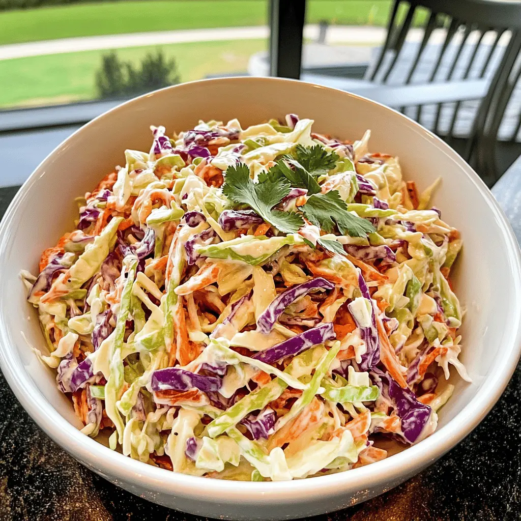 The Best Easy Homemade Coleslaw Recipe