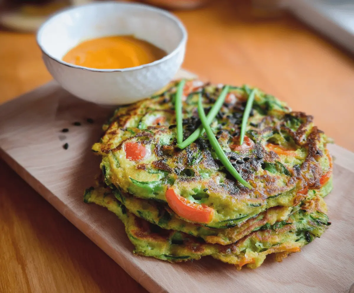 Easy Healthy Vegetable Pancakes Recipe