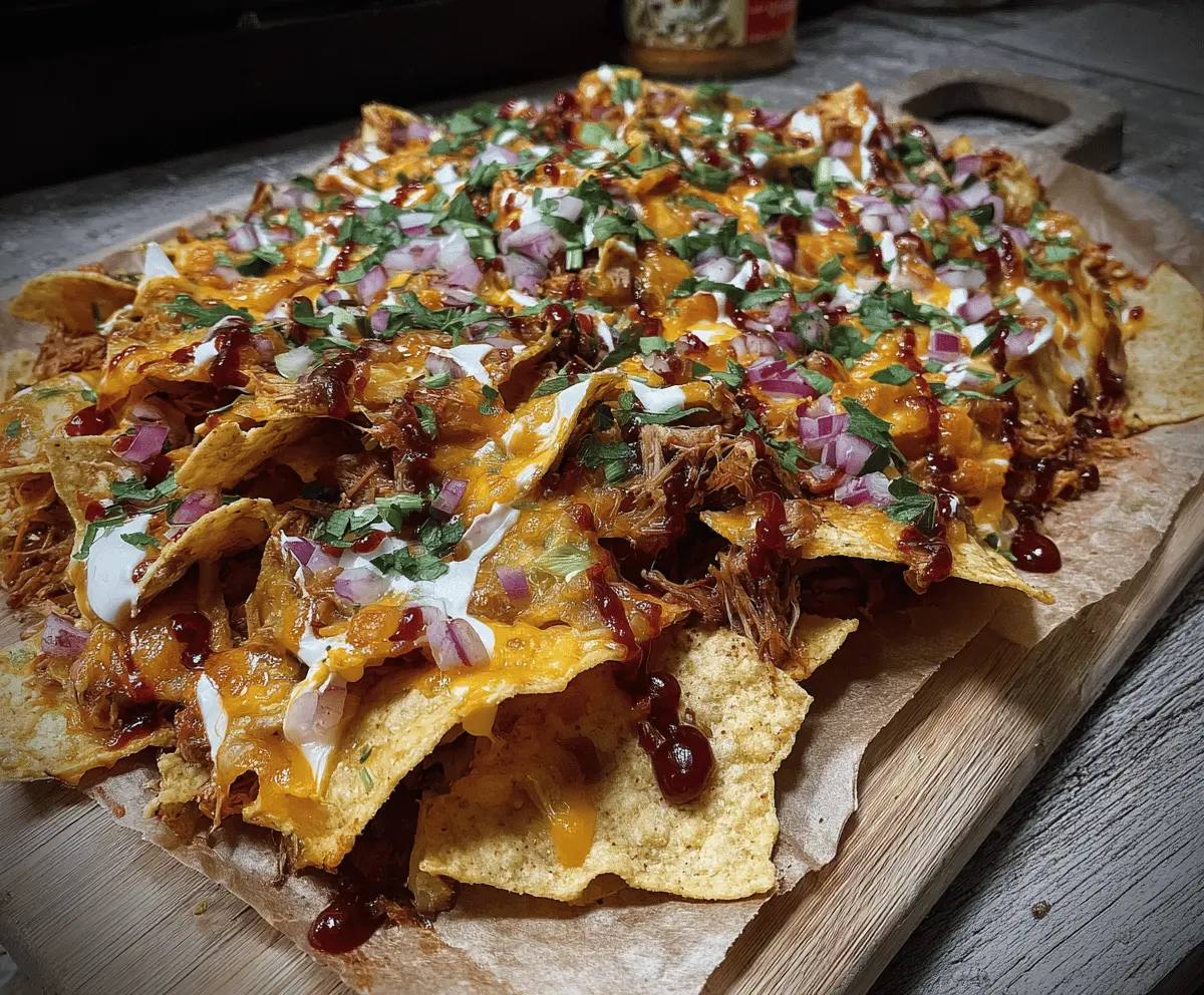 Easy BBQ Pulled Pork Nachos Recipe