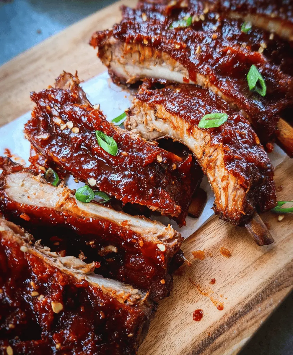 Easy Spicy Gochujang Pork Ribs Recipe
