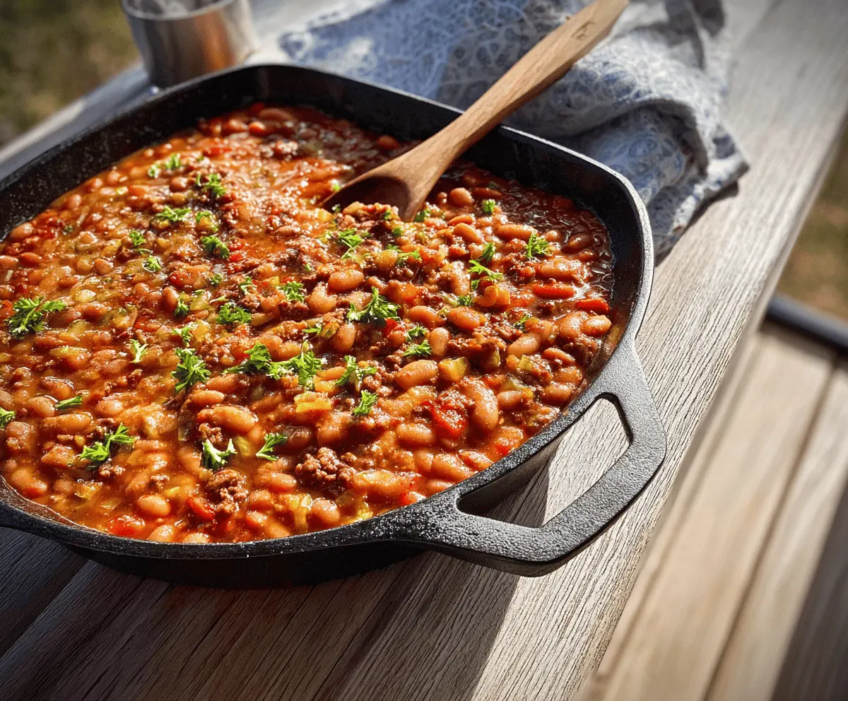 Easy Southern Cowboy Bean Bake Recipe