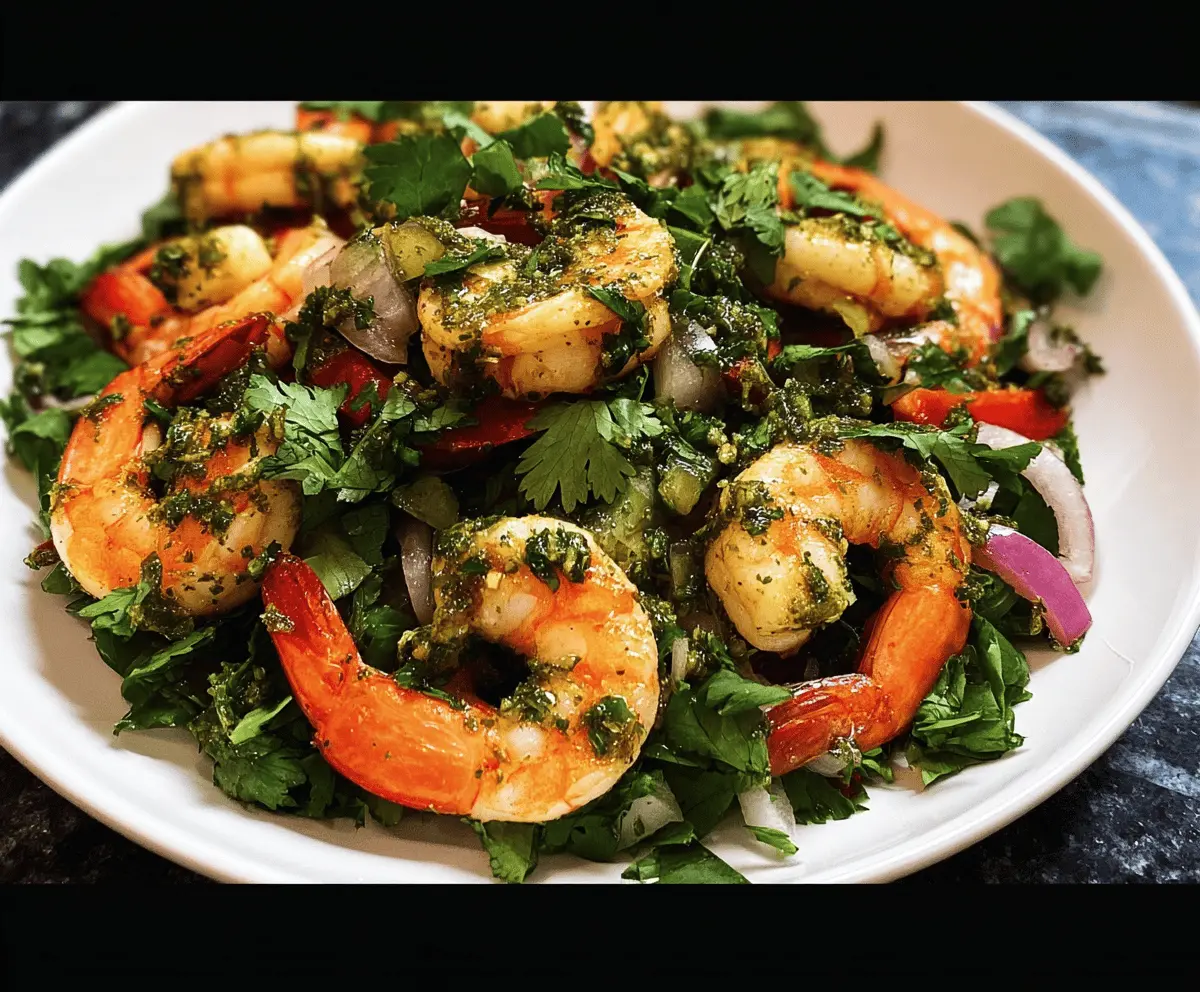 Fresh Cilantro Shrimp Salad with Shallots Recipe