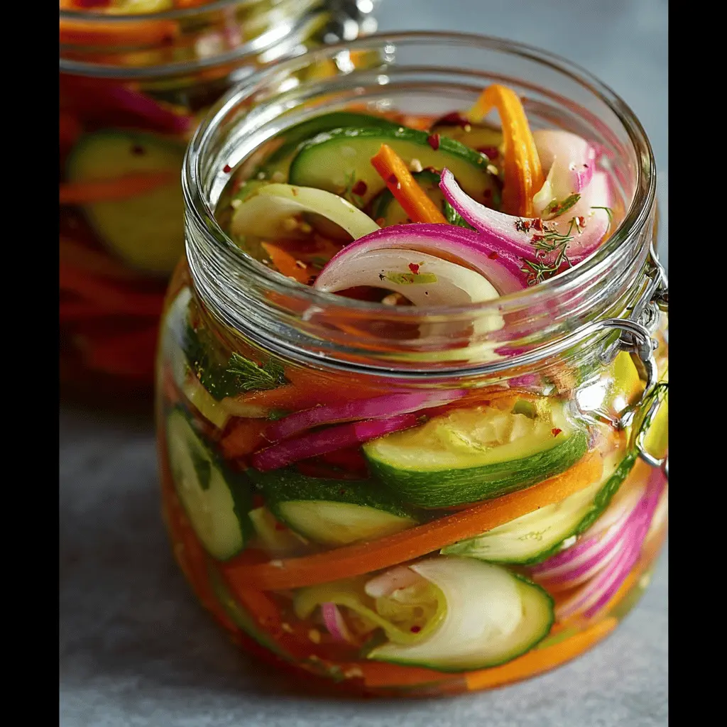 Easy Refrigerator Pickled Vegetables Recipe for Beginners