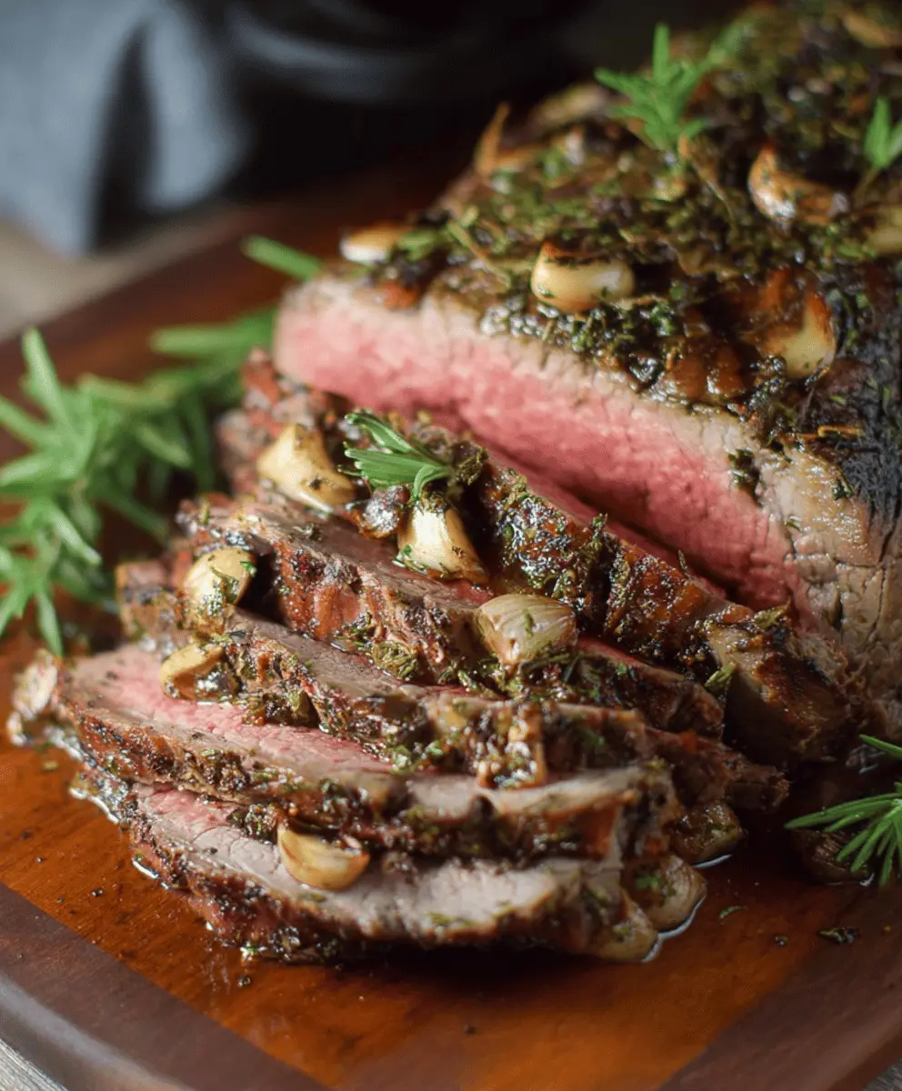 Easy Rosemary and Garlic Roast Beef Recipe