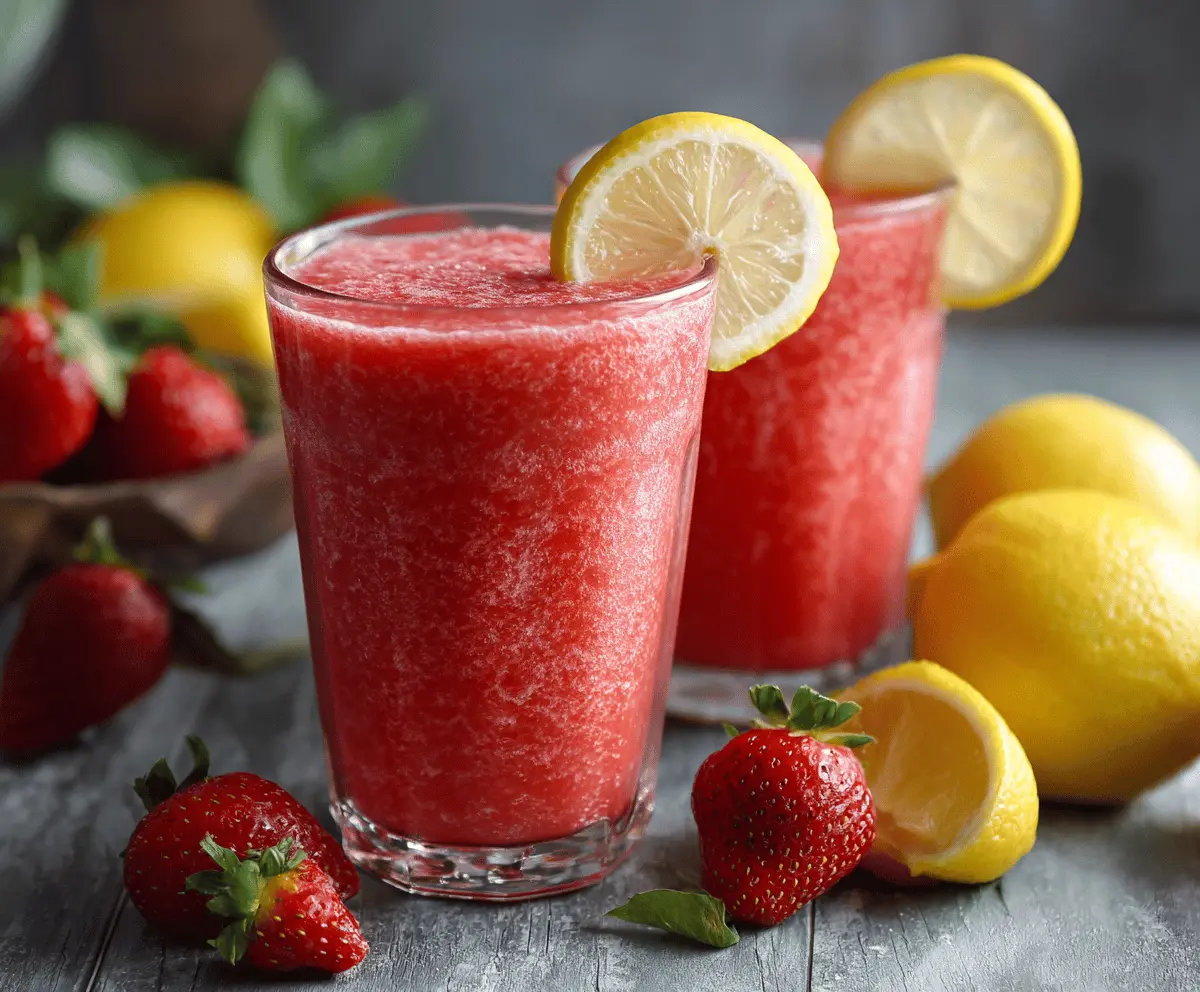 Strawberry Lemonade Smoothie