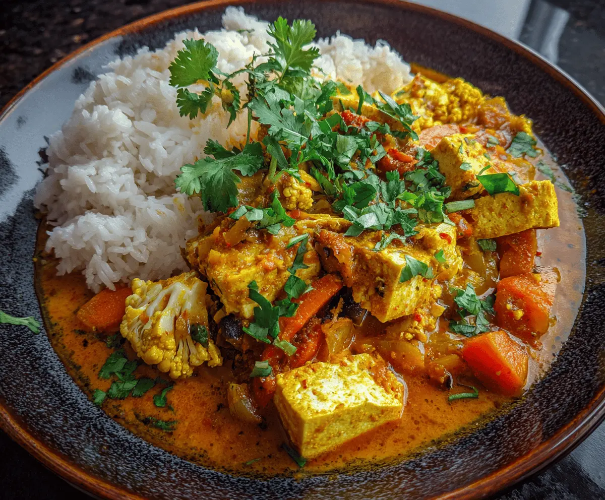Tofu Vegetable Curry