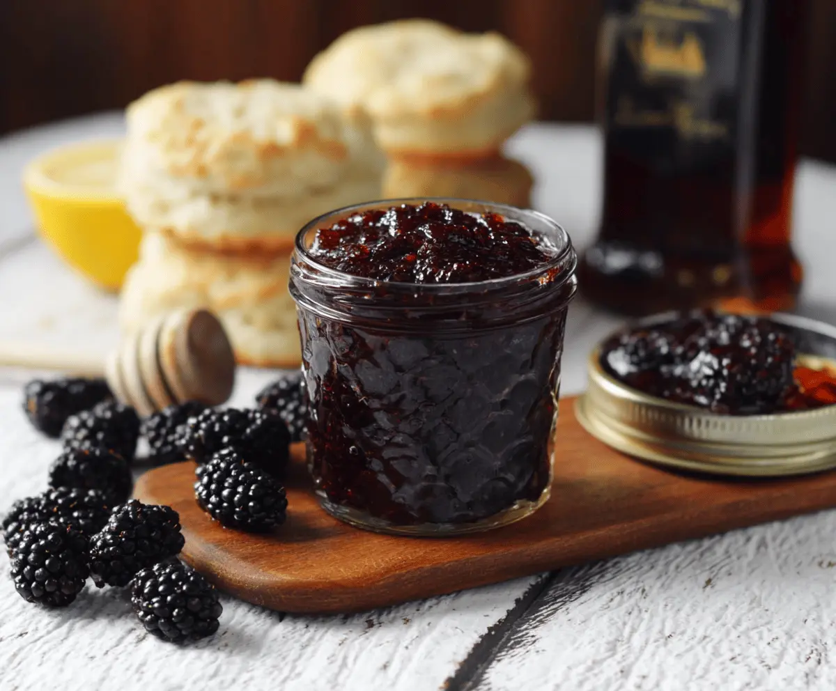 Blackberry Vanilla Bourbon Jam Recipe