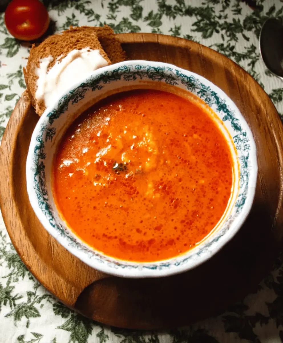Classic Grandma's Homemade Tomato Soup Recipe