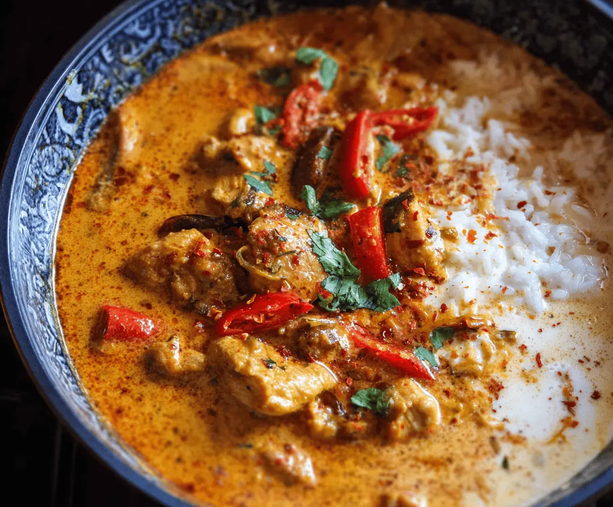 Easy Spicy Coconut Chicken Curry for Summer