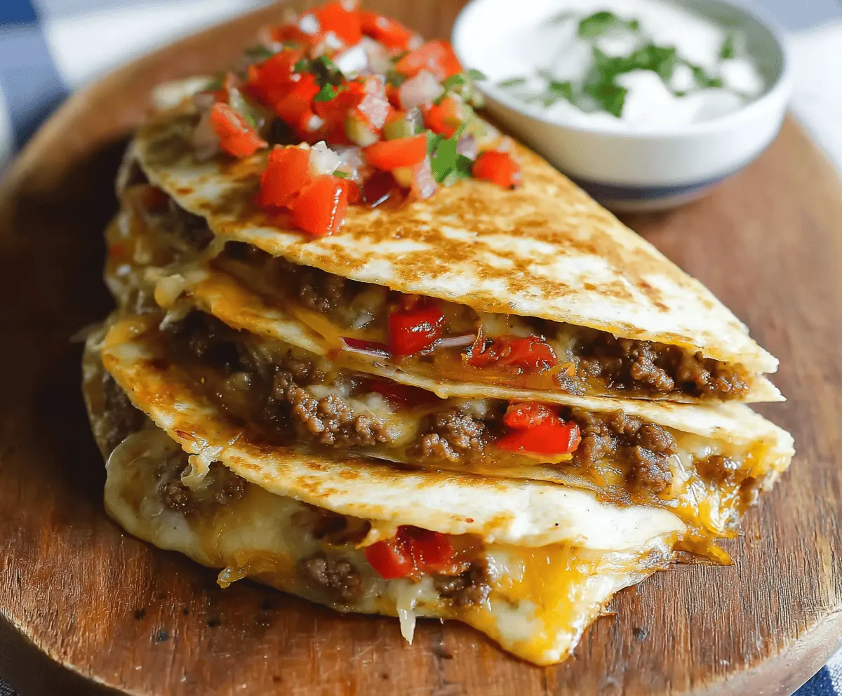 Easy Taco Quesadillas Recipe for Quick Meals