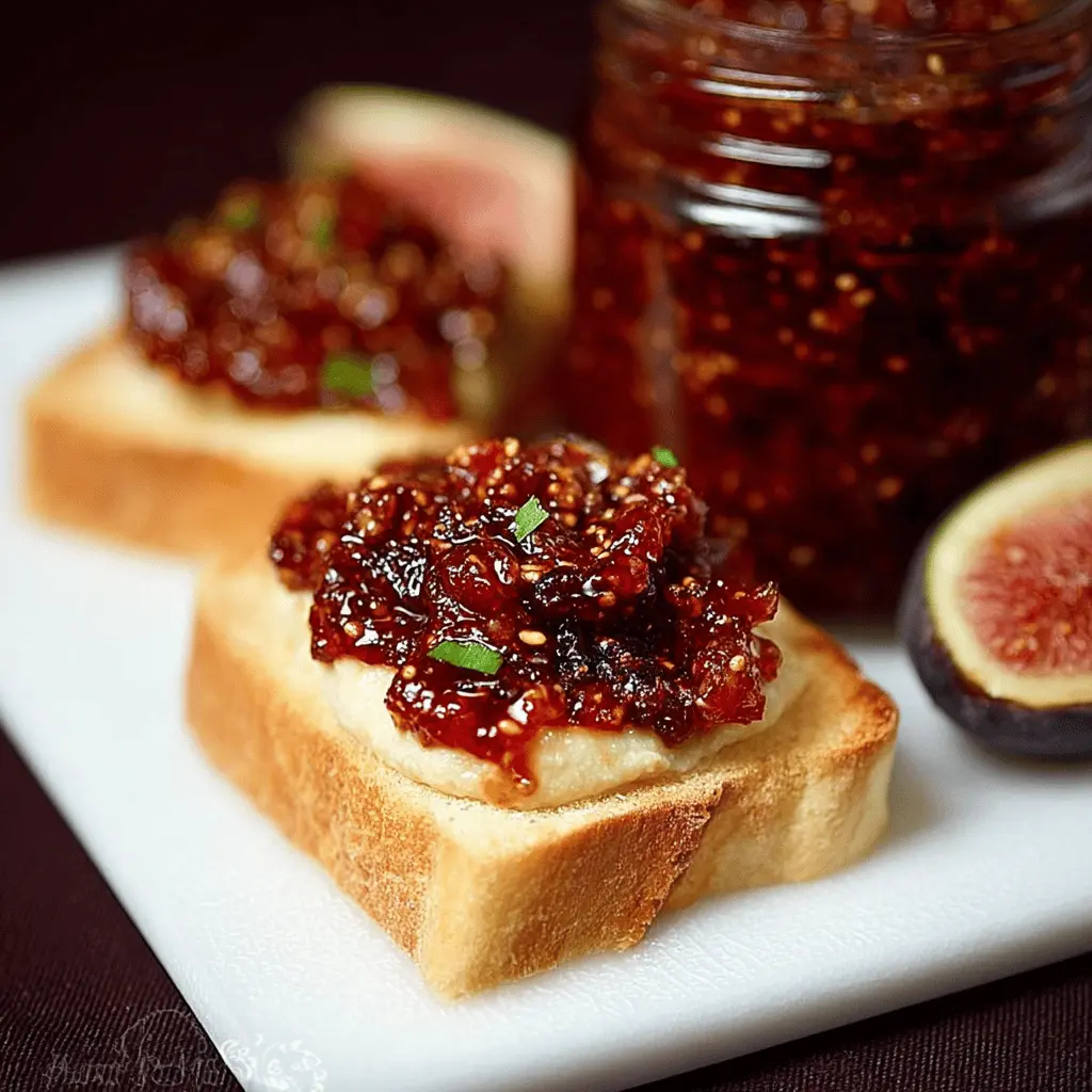 Spicy Calabrian Chili Fig Jam Recipe