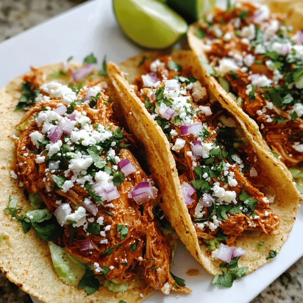 Easy Chicken Tinga Tacos Recipe