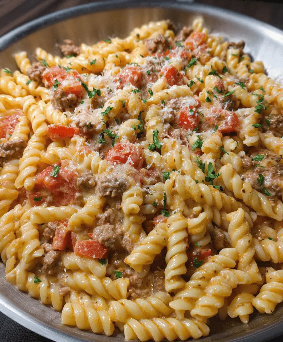 Easy Rotel Pasta Recipe with Creamy Cheese Sauce