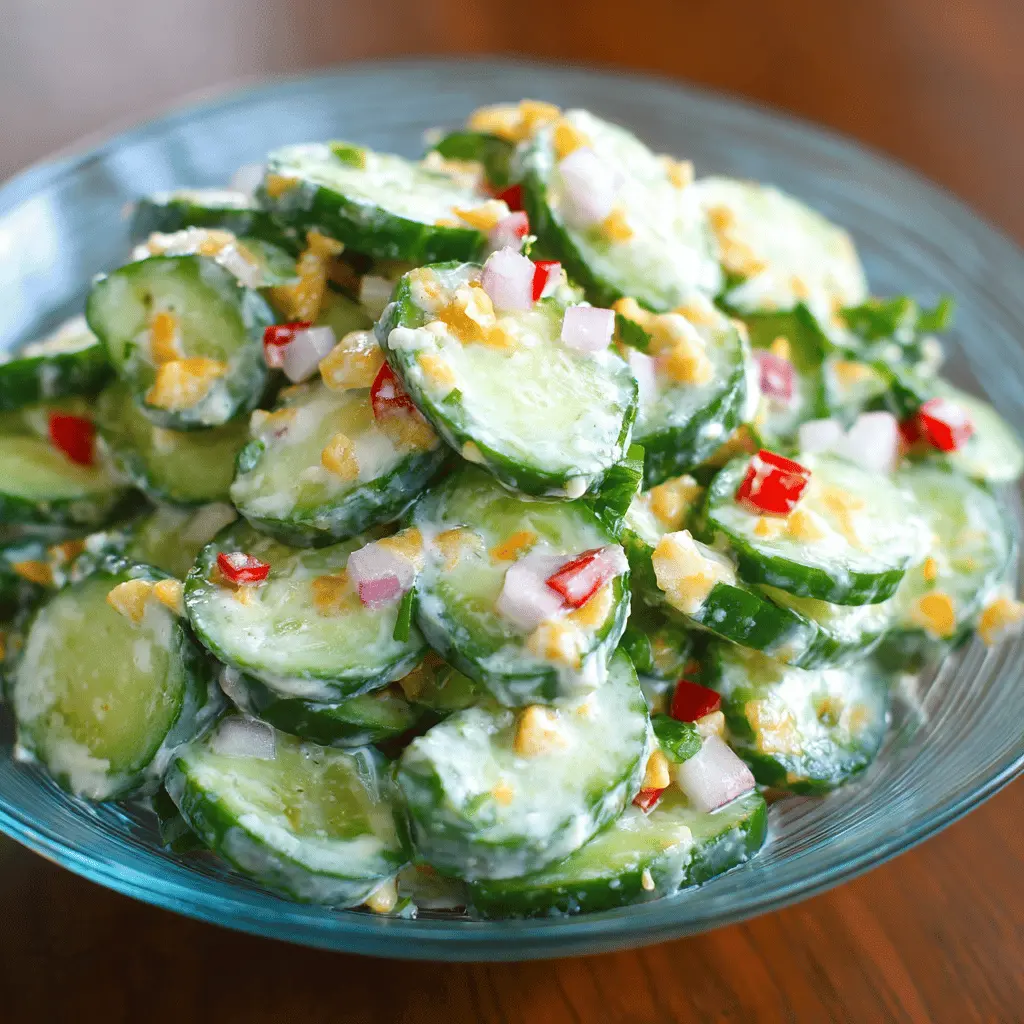 Fresh and Easy Mexican Cucumber Salad Recipe