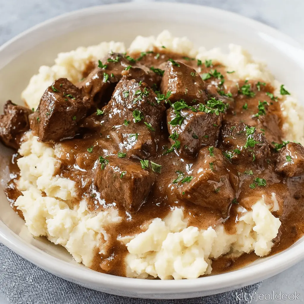 Easy No Peek Beef Tips for Tender Flavor