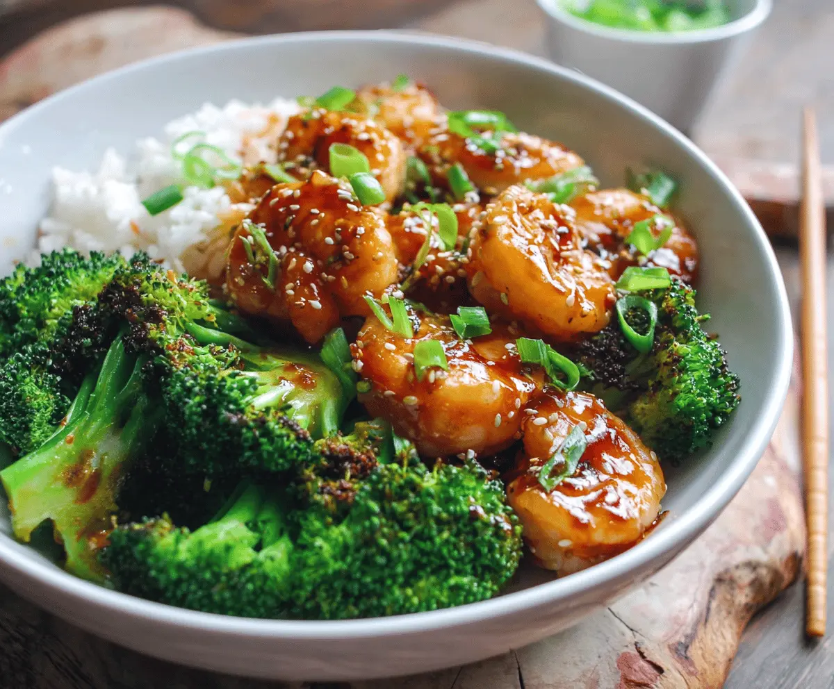 Easy General Tso's Shrimp and Broccoli Recipe
