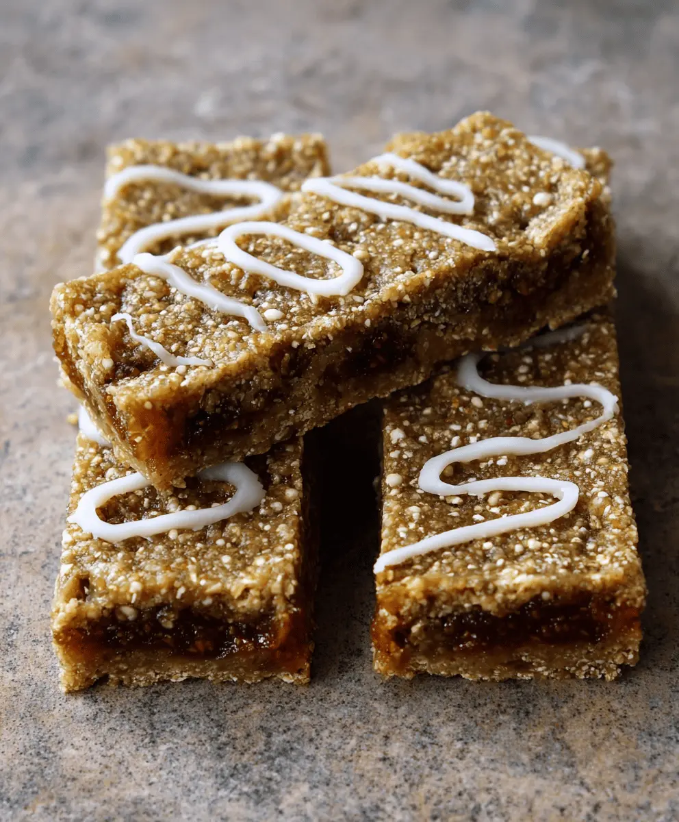 Healthy Skinny Figgy Bars Recipe