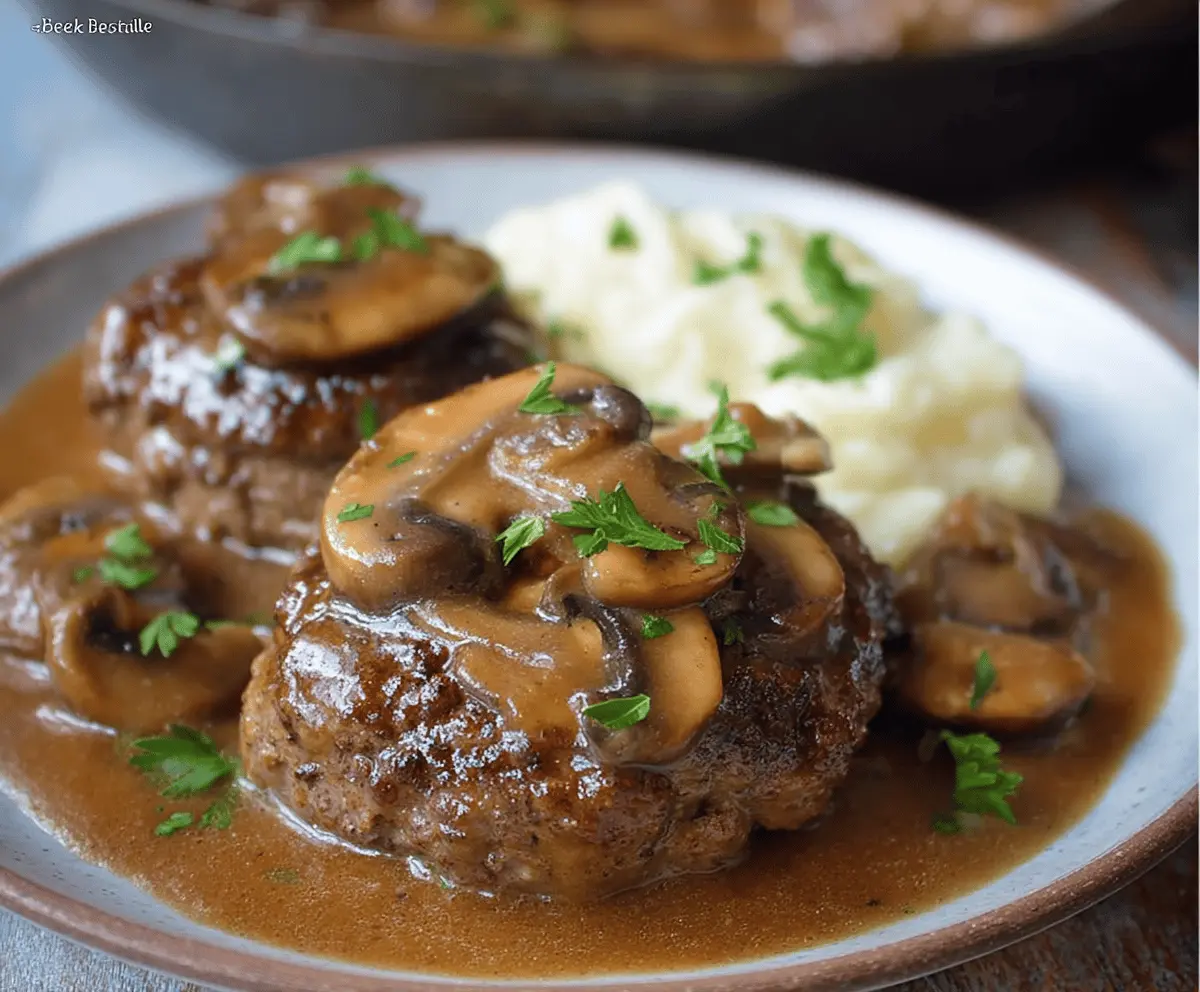 Easy Old Fashioned Salisbury Steak for Cozy Dinners