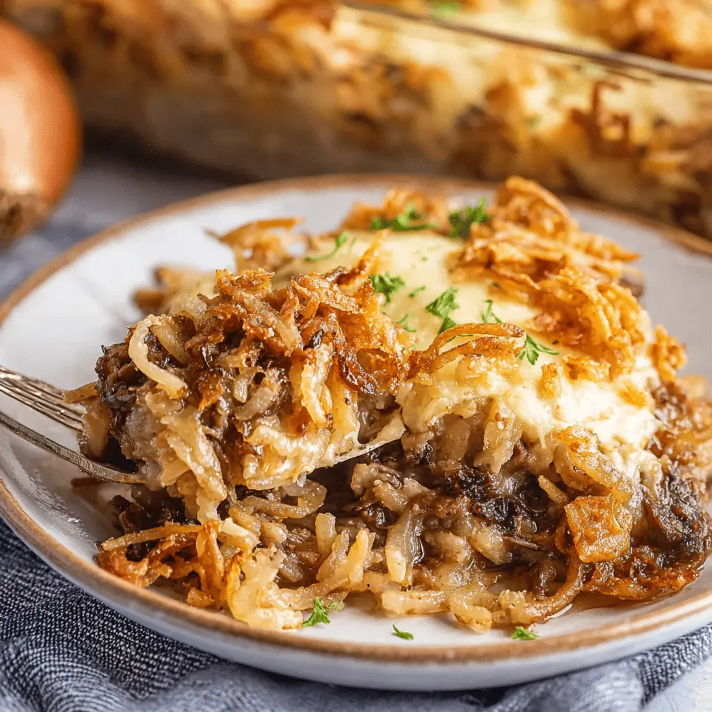 French Onion Beef Casserole Recipe for Cozy Dinners