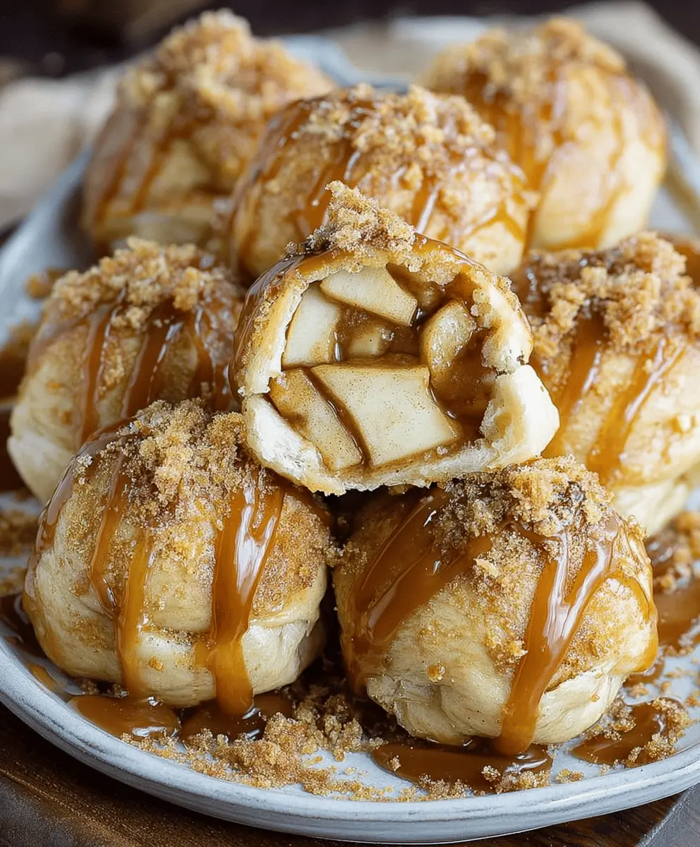 Easy Caramel Apple Pie Bombs Recipe