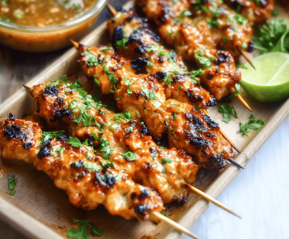 Easy Bang Bang Chicken Skewers Recipe