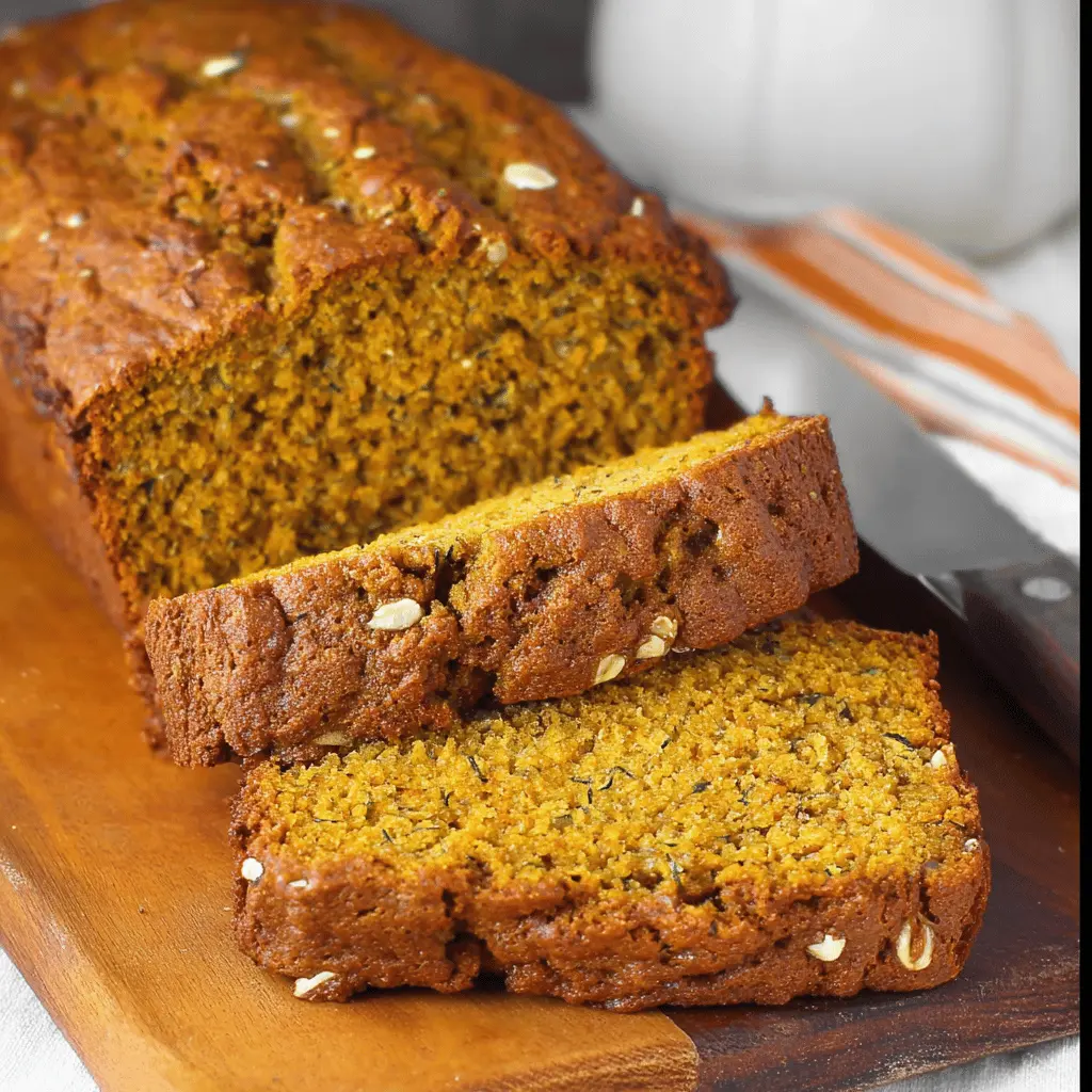 Moist Pumpkin Zucchini Bread