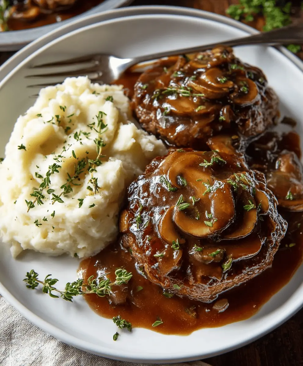 Classic Salisbury Steak Recipe With Rich Gravy
