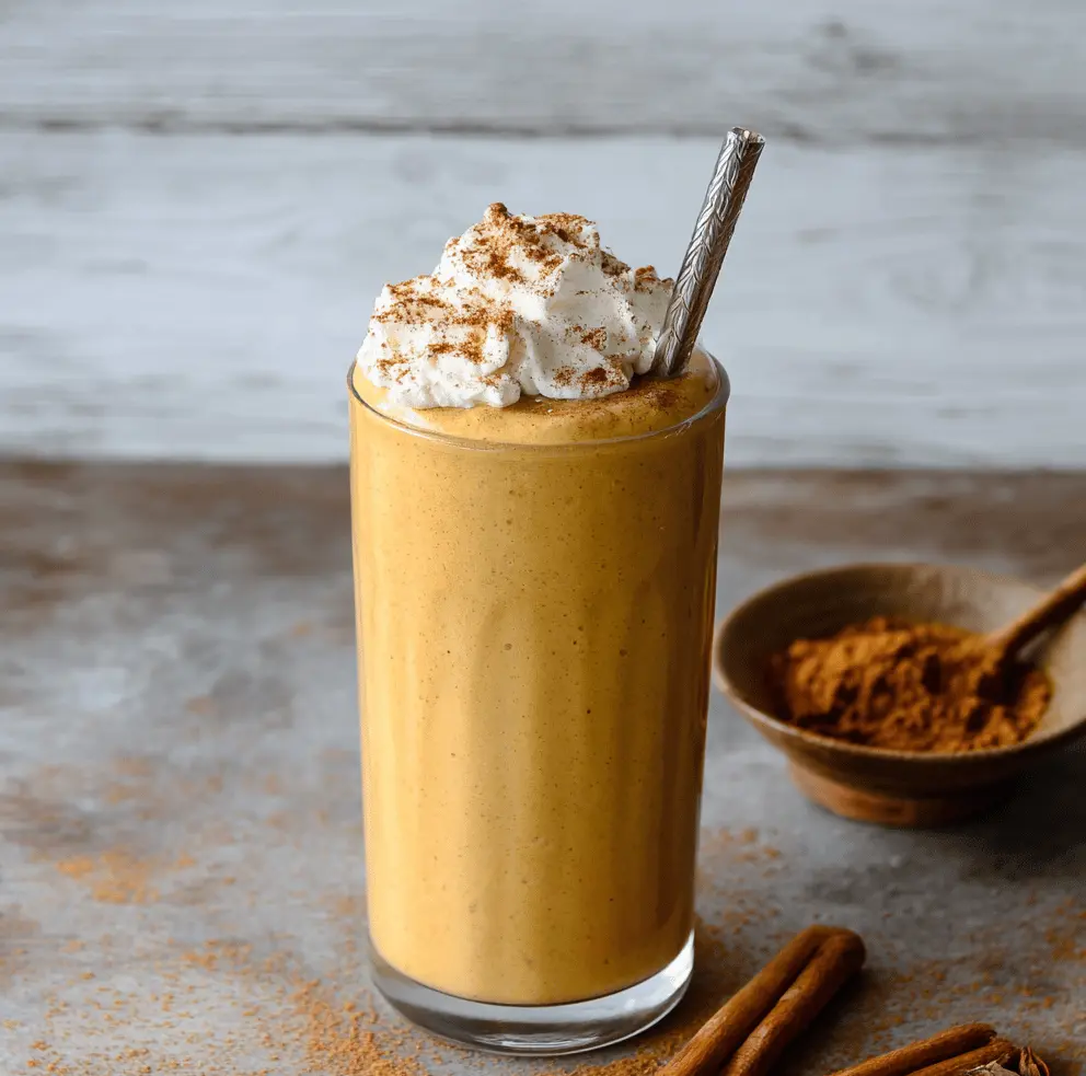 Healthy Pumpkin Pie Smoothie Recipe for Fall Energy