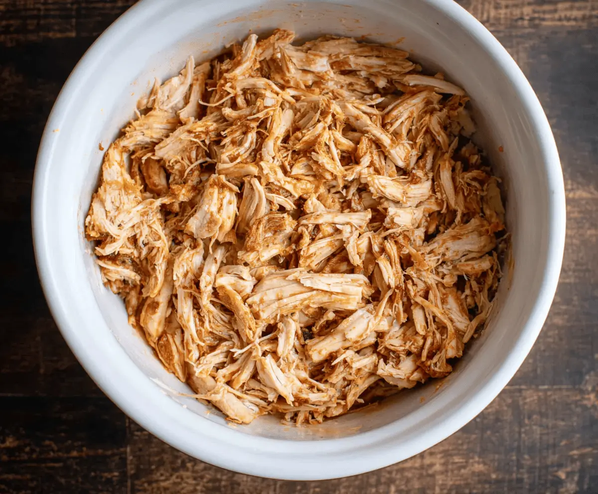 Easy Crockpot Shredded Chicken Recipe
