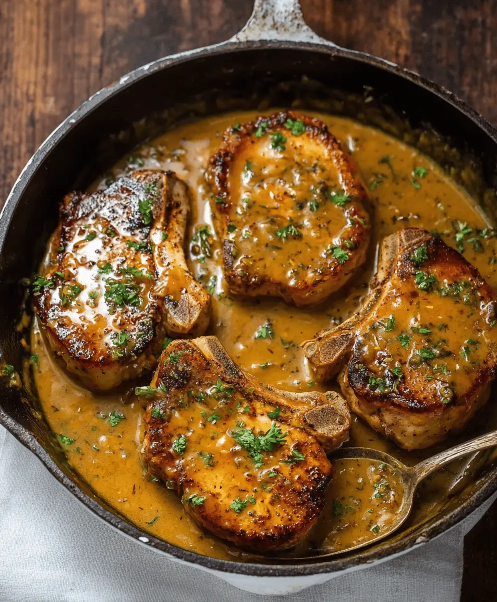 Best Skillet Pork Chops with Easy Pan Gravy
