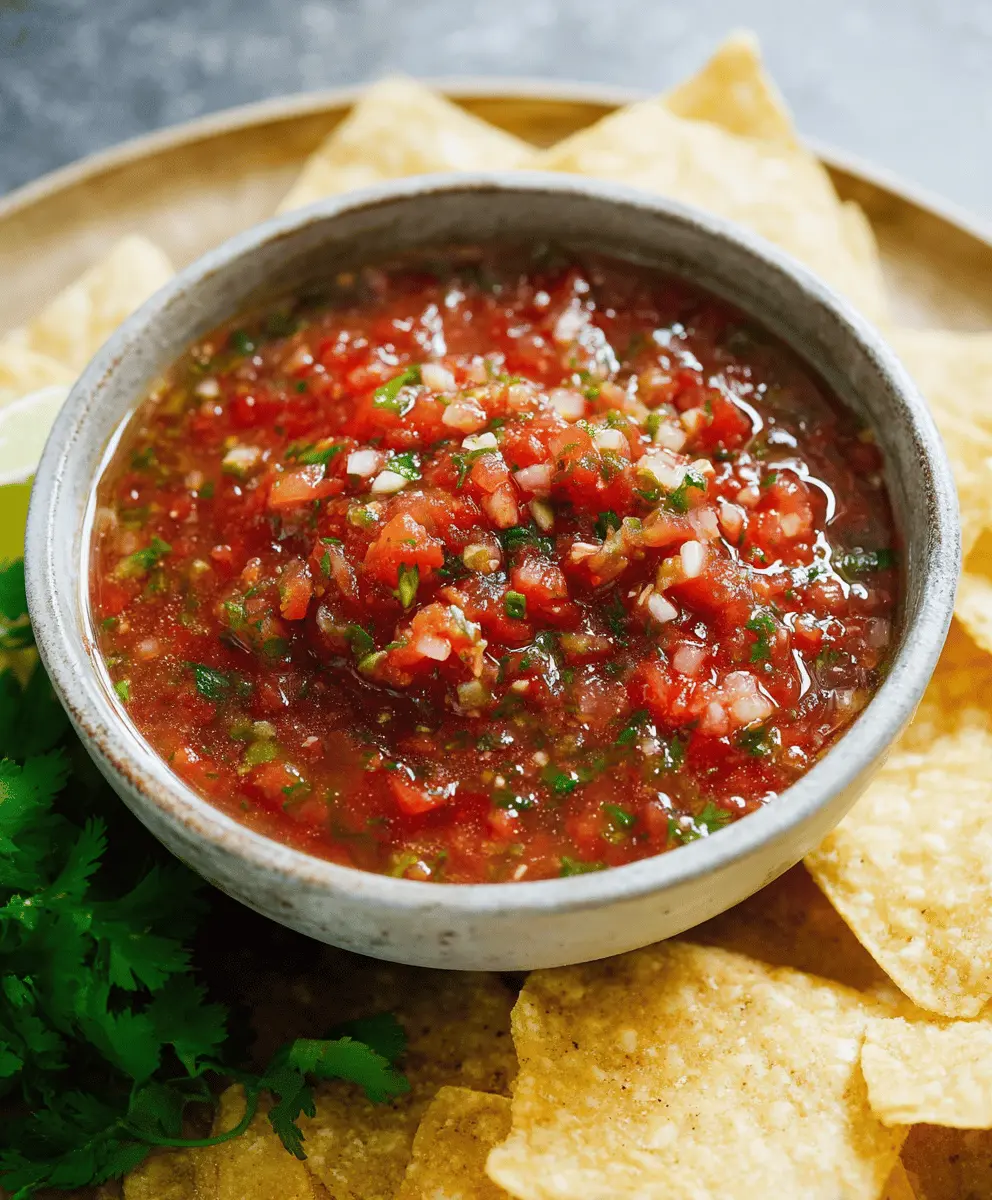 Easy Homemade Salsa Recipe for Beginners