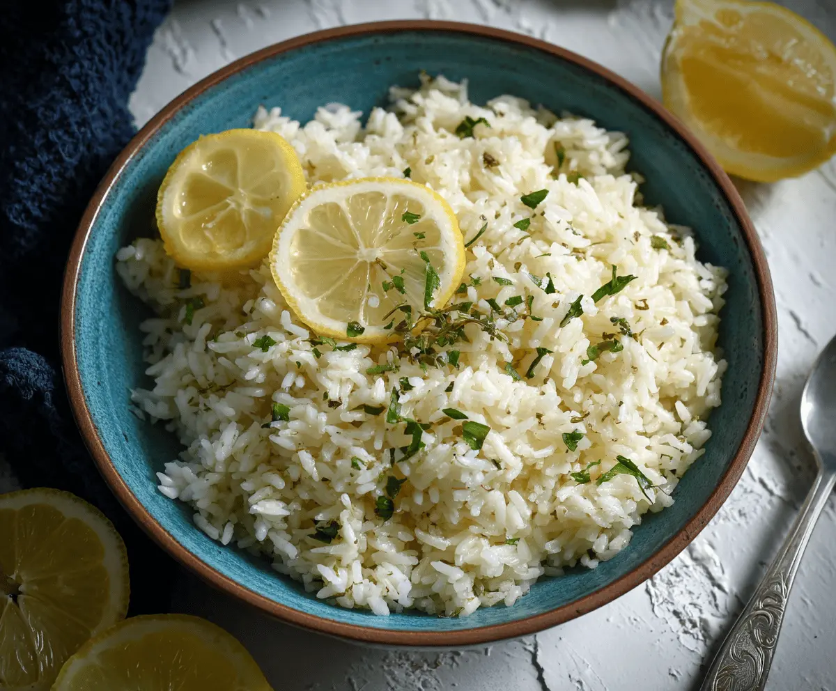 Easy Greek Lemon Rice Recipe Ready in 35 Minutes