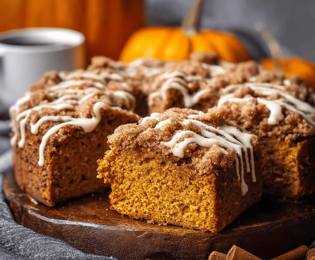 Easy Pumpkin Coffee Cake Recipe for Fall