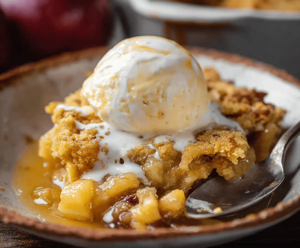 3-Ingredient Apple Dump Cake