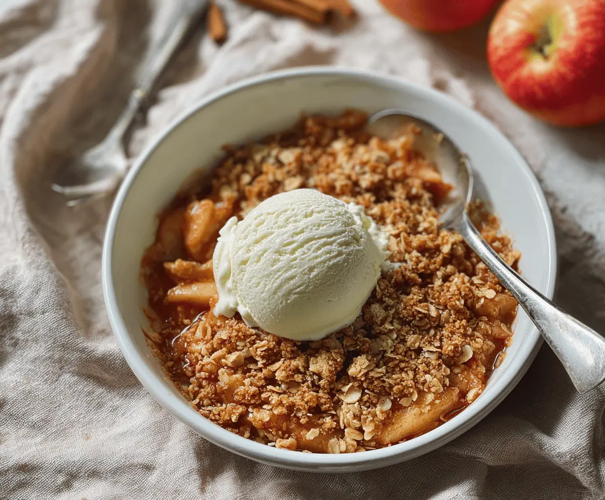 Apple Crisp with Oats
