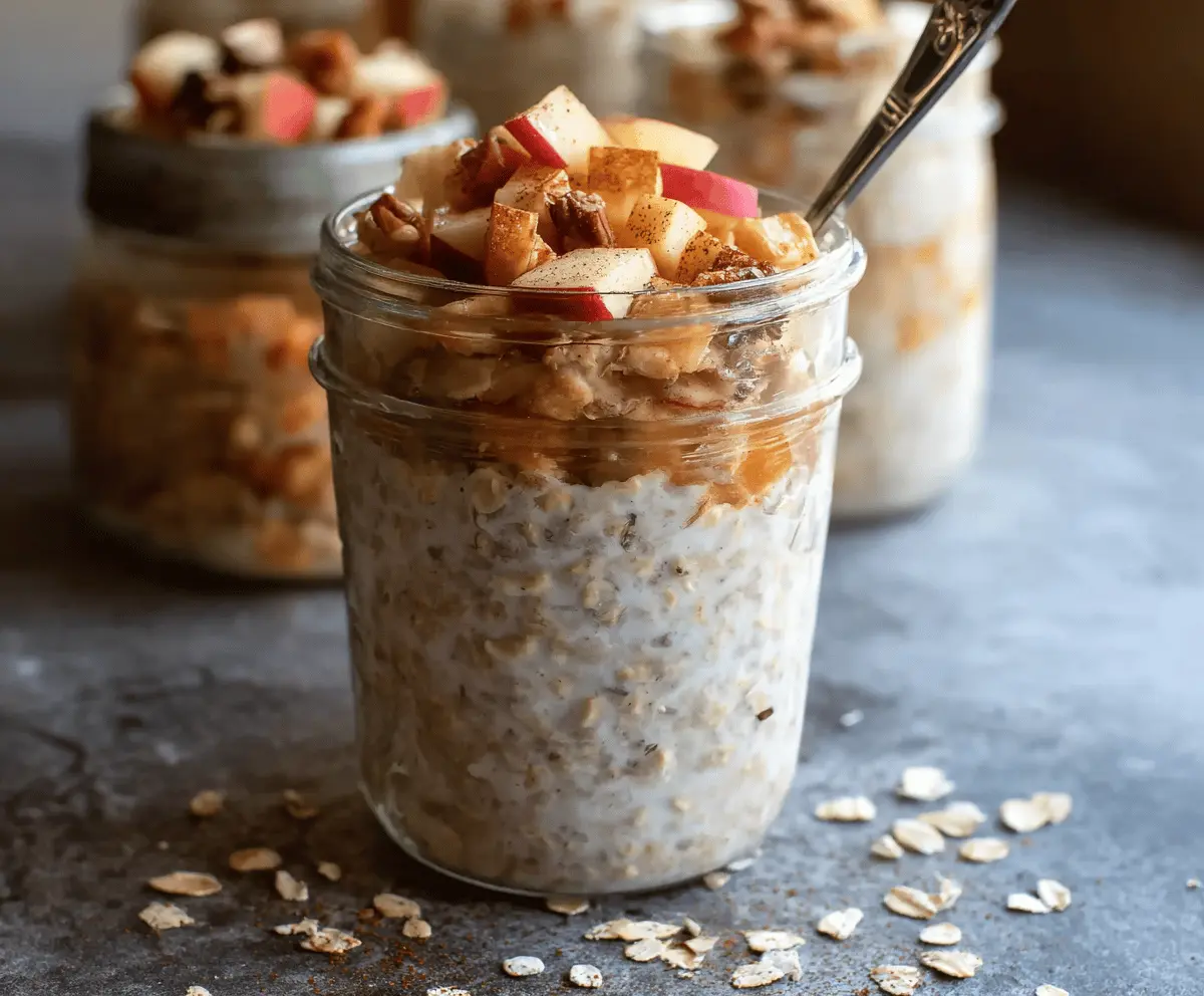 Apple Pie Overnight Oats