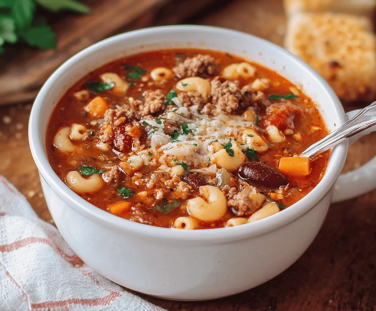 Copycat Pasta E Fagioli Soup