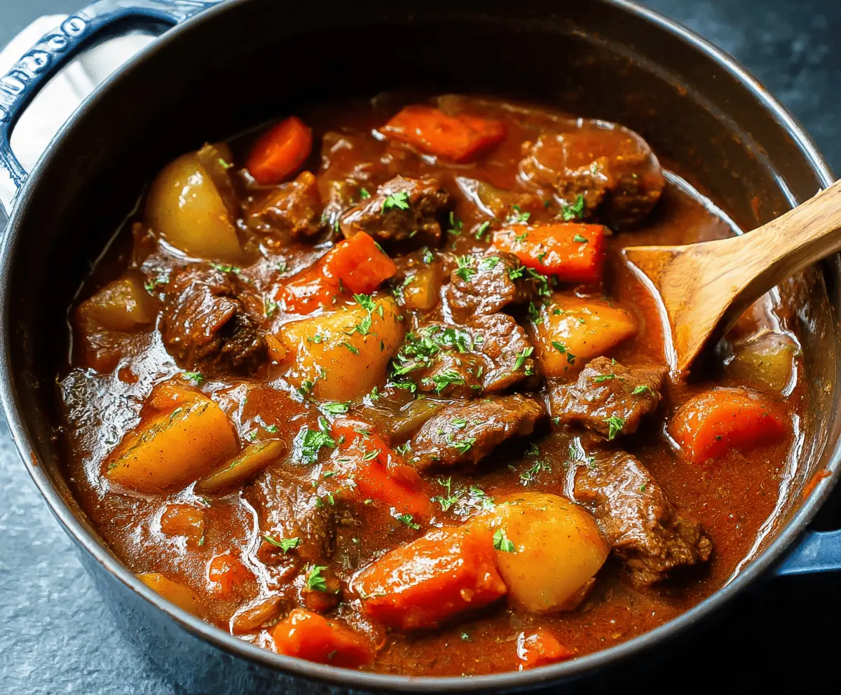 Cozy Stove Top Beef Stew
