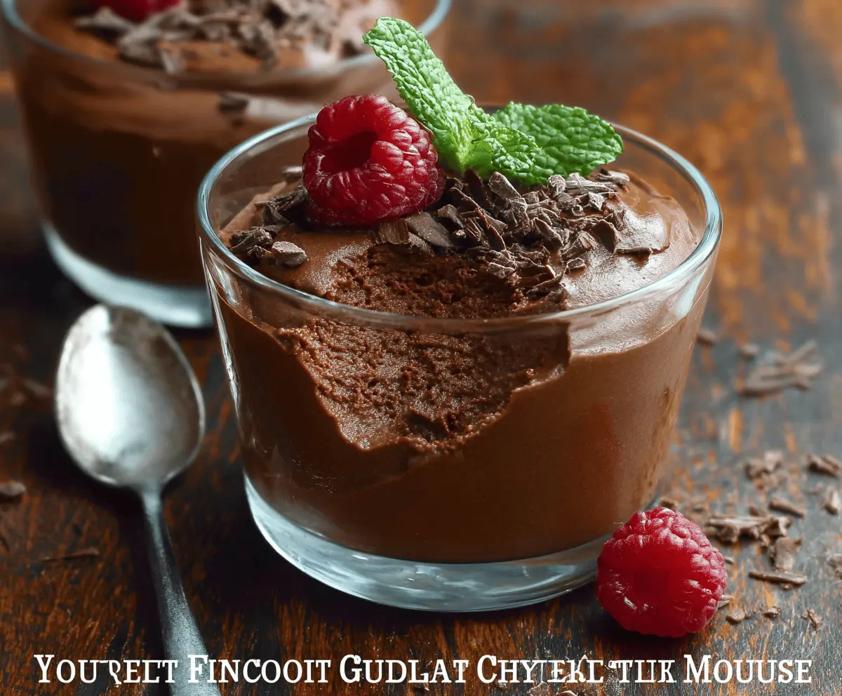 Decadent Greek Yogurt Chocolate Mousse