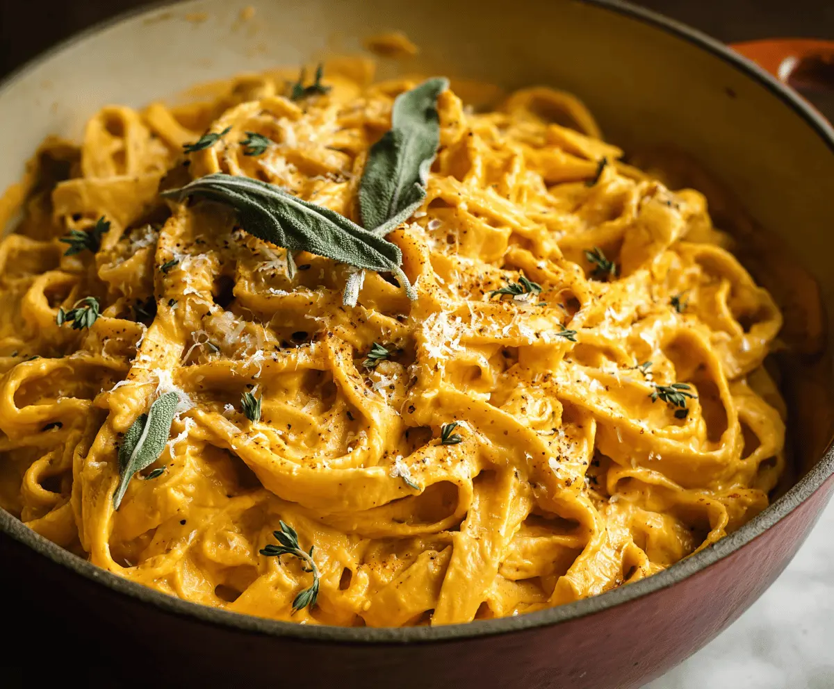 Pumpkin Alfredo Sauce