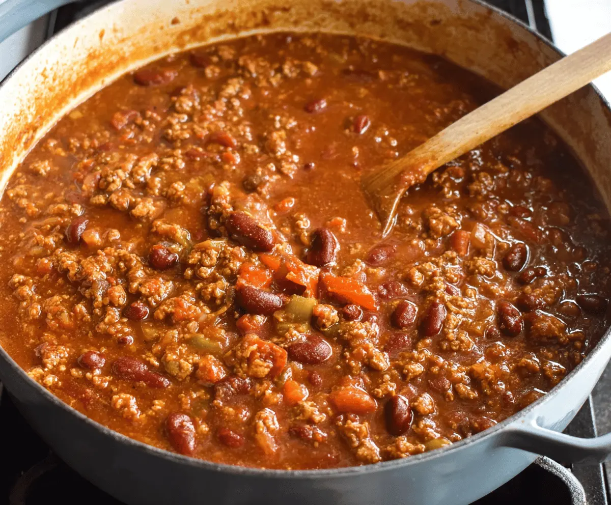 Quick Easy Chili Recipe on Stove Top