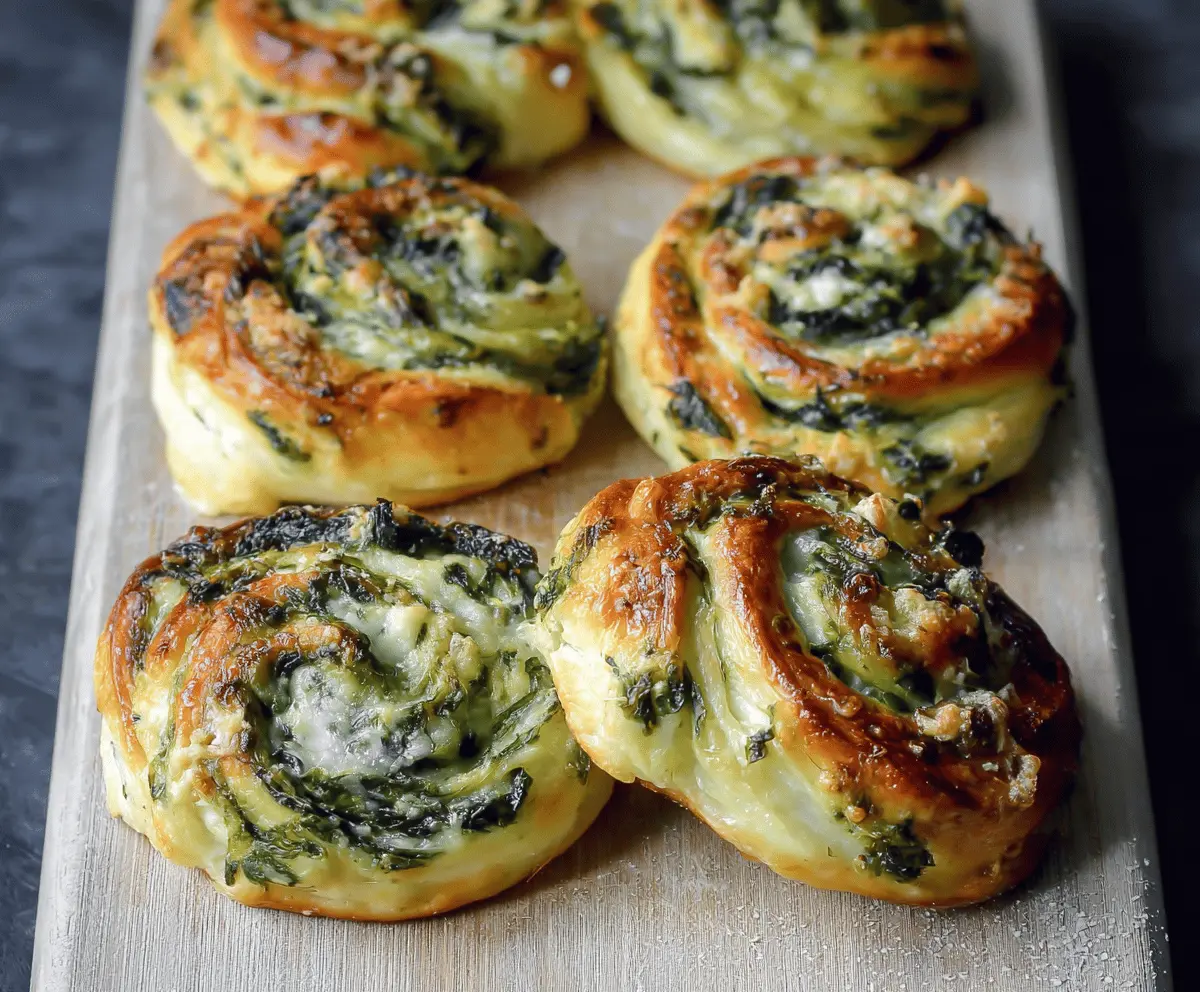 Spinach Artichoke Swirls